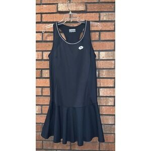 LOTTO Womens Dark Blue Racerback Tennis Dress Size M